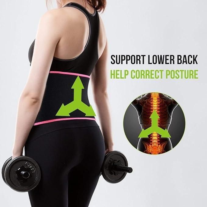 Sweat Slim Waist Trimmer Belt - Fast Fat Burn Support